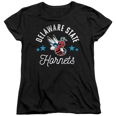 Женская футболка NCAA Delaware State Hornets, черная