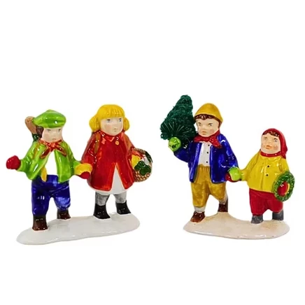 Набор фигурок Enesco Through The Woods, дети, 7 см, 2 шт.