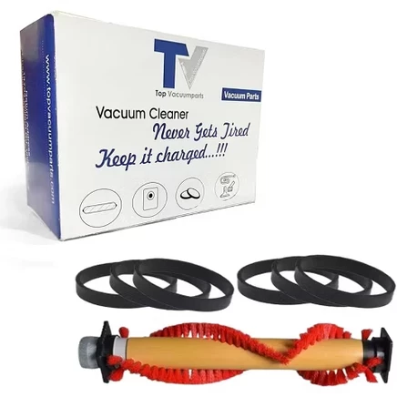 Замена Topvacuumparts для рулона щеток Oreck XL и комплекта из 6 ремней | Подходит для стоек серий XL, XL2000, 4000, 9000 | Номер детали OR201 & # 0300604