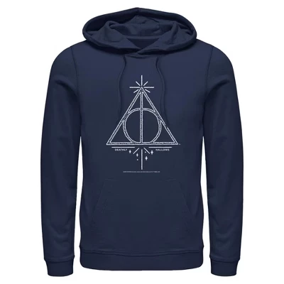 Мужское худи Harry Potter «Дары смерти», синее