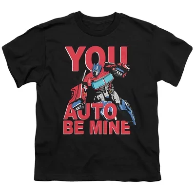 Boys'  Valentine's Day You Auto Be Mine T-Shirt black