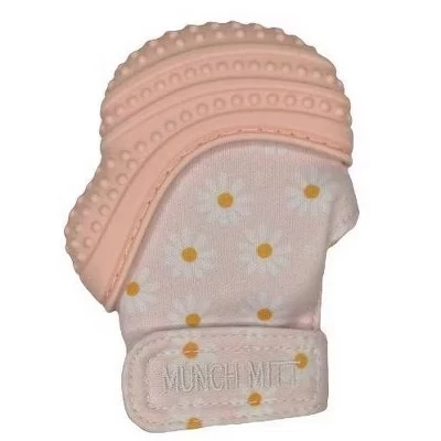 Прорезыватель-перчатка Malarkey Kids Munch Mitt, розовый