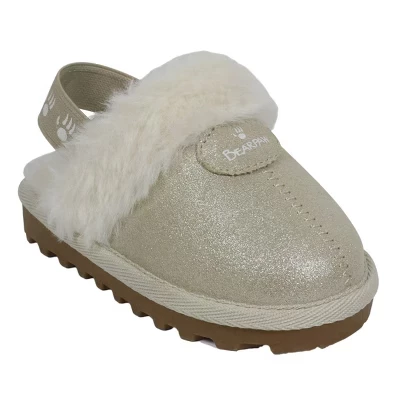 Детские тапочки Bearpaw Rebecca, шампань с блеском