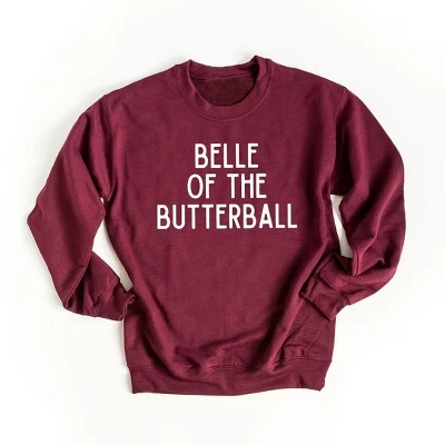 Женский свитшот Simply Sage Market Butterball, бордовый