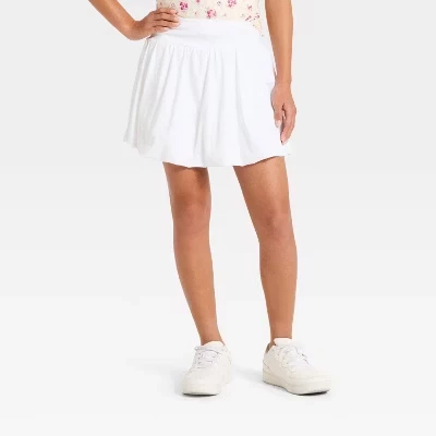 Женские шорты Super Soft Bubble Skort - art class™ белого цвета