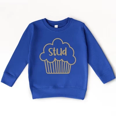 Детская толстовка The Juniper Shop «Stud Muffin», королевская