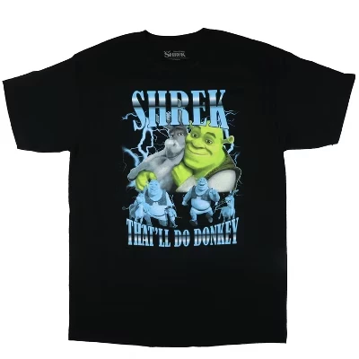 Мужская футболка DreamWorks Shrek с графическим принтом 