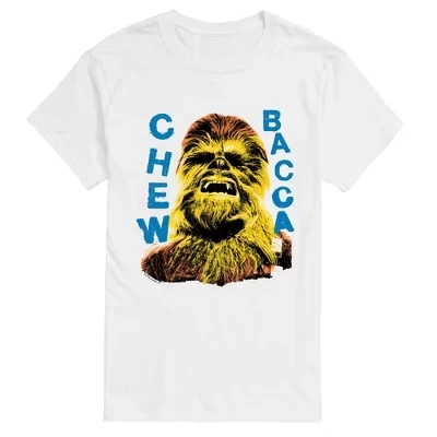 Мужская футболка с коротким рукавом и рисунком Chewie Pop, белая