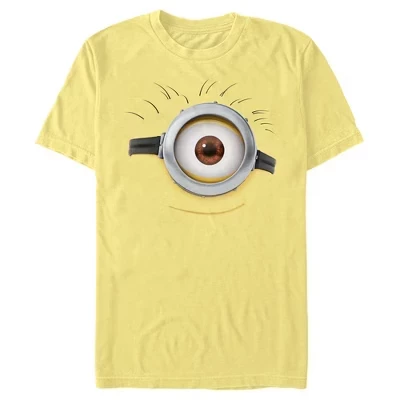 Мужская футболка Minions Carl Side Smile с большим лицом в виде банана