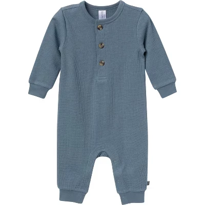 Облегающий комбинезон Modern Moments™ от Gerber для маленьких мальчиков синего цвета