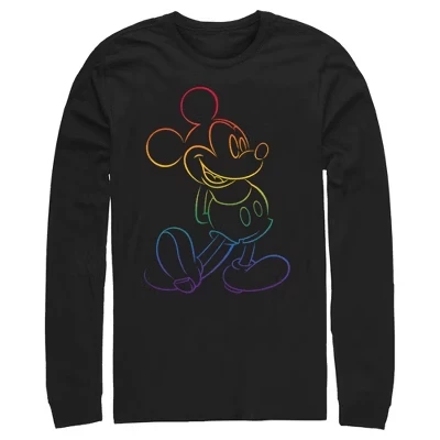 Мужской лонгслив Mickey Mouse, черный