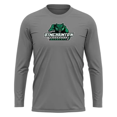 Мужской лонгслив NCAA Binghamton Bearcats, графитовый