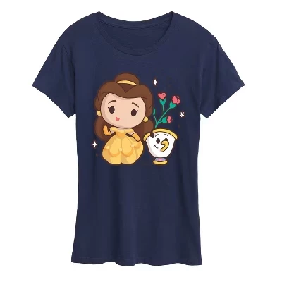 Женская футболка с коротким рукавом и рисунком Belle And Chip