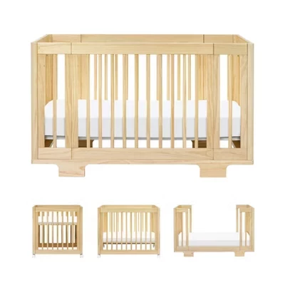 Кроватка Babyletto Yuzu 8-в-1 с комплектами, натуральная