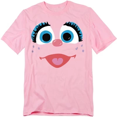 Мужская футболка Sesame Street Abby Cadabby, розовая