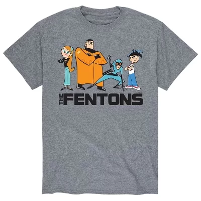 Мужская футболка The Fentons с коротким рукавом и графическим рисунком athletic heather