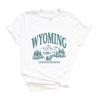 Женская футболка Simply Sage Market Wyoming Forest, белая