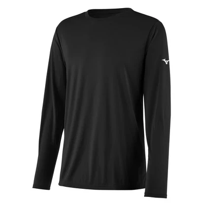 Мужская футболка Mizuno NXT с длинным рукавом, черная