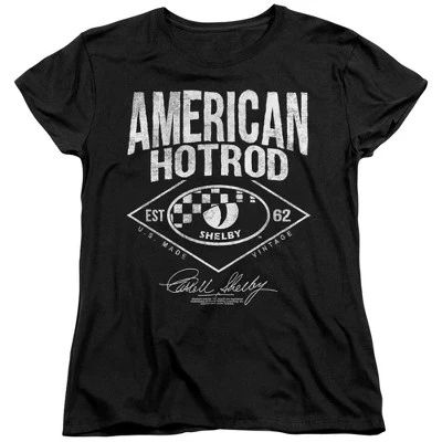 Женская футболка Carroll American Hotrod черного цвета