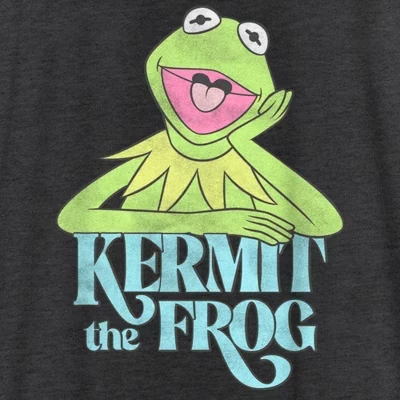 Женская майка Kermit the Frog Distressed Racerback, черный вереск