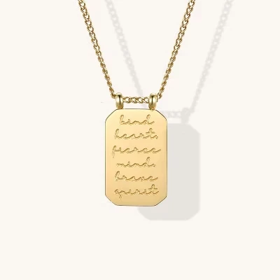 Ожерелье Mantra Jewelry «Доброе сердце», желтое