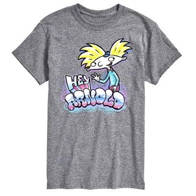 Мужская футболка с аэрографическим рисунком Arnold с коротким рукавом athletic heather