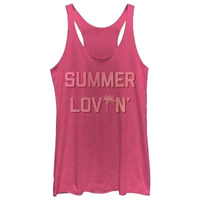 Женская летняя майка с завышенной талией Loving Palm Racerback