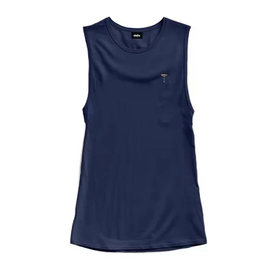 Женский кофейный Мартини Muscle Tank синего цвета