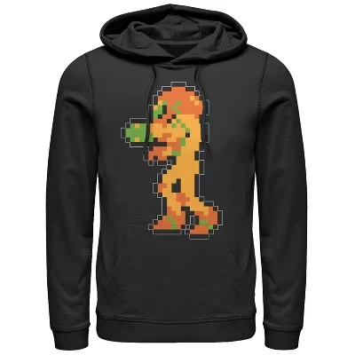 Мужское худи Nintendo Metroid Samus, черное