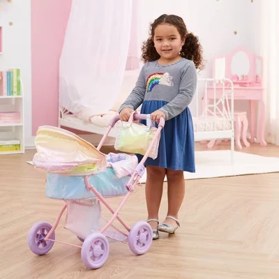 Коляска для кукол Teamson Kids Olivia's 2-в-1, иридисцентная