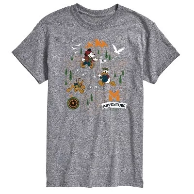 Мужская футболка Athletic heather с графическим рисунком 