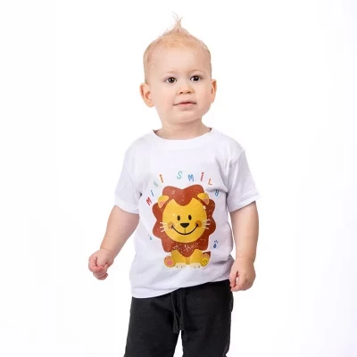 Детская футболка The Juniper Shop лев и лапки, белая