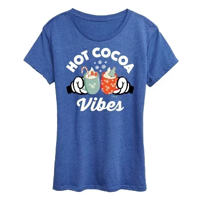 Женская футболка Disney Hot Cocoa Vibes, синяя
