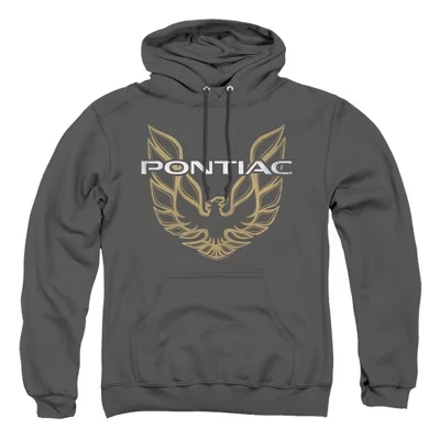 Мужская толстовка с капюшоном Pontiac Firebird с логотипом бренда.