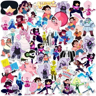 Наклейки Steven Universe набор 50 шт, виниловые