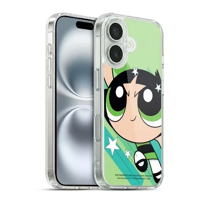 Мягкий гелевый чехол Powerpuff Girls Graphics для Apple iPhone 16 и MagSafe buttercup