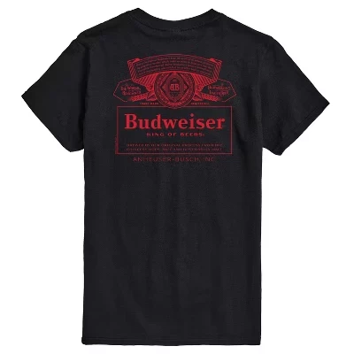 Мужская футболка King Of Beers с коротким рукавом и графическим рисунком, черная