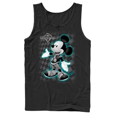 Мужская майка Kingdom Hearts King Mickey, черная