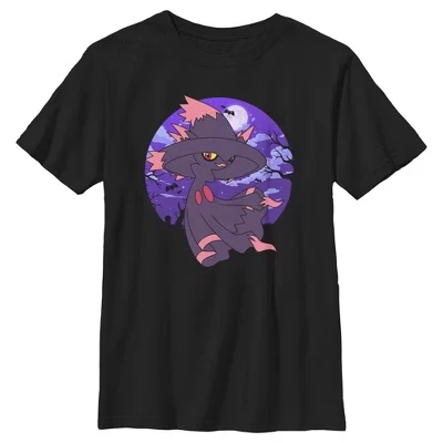 Футболка Mismagius для мальчика на Хэллоуин, черная