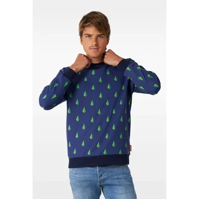 Мужской рождественский свитер Opposuits Treedee, синий