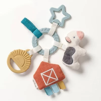 Игрушка-прорезыватель itzy ritzy bitzy busy ring с мотивом фермы