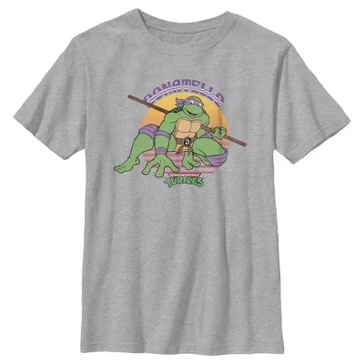 Мужская футболка Sunset Donatello in Action от Boy's athletic heather