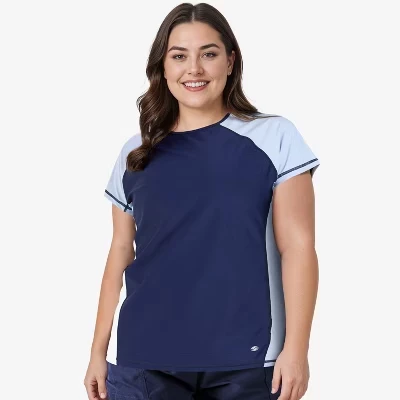 Женский купальник свободного кроя большого размера с коротким рукавом UPF 50+ Adele Swim Top