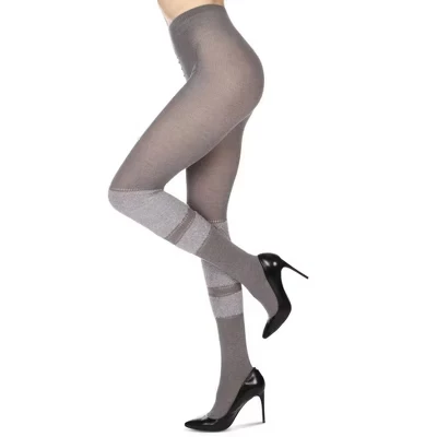 Женские колготки MeMoi Fuzzy Lush, серые