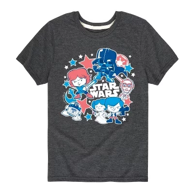 Футболка Americana Stickers с коротким рукавом и графическим рисунком heather charcoal