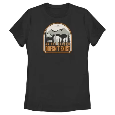 Женская футболка Mossy Oak An Off Season, черная