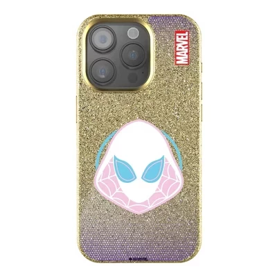 Чехол для мобильного телефона Marvel Spider-Man Grid Gold Bling для Apple iPhone spider-gwen
