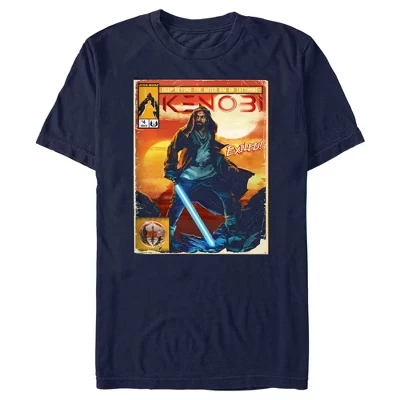 Мужская футболка Star Wars Obi-Wan Kenobi, синяя