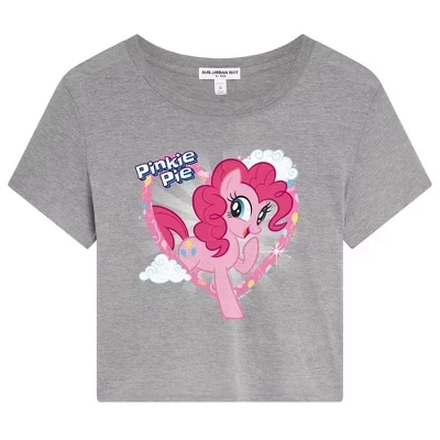 Женский укороченный топ с коротким рукавом Pinkie Pie Dylan от Tv athletic heather