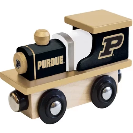 Официально лицензированный NCAA Purdue Boilermakers деревянный игрушечный паровозик